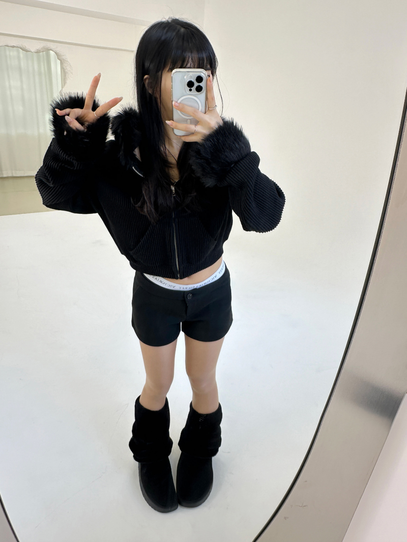 (Y2K + HIP♥/ HOOD + WARMER POINT♥) - 2 COLORS