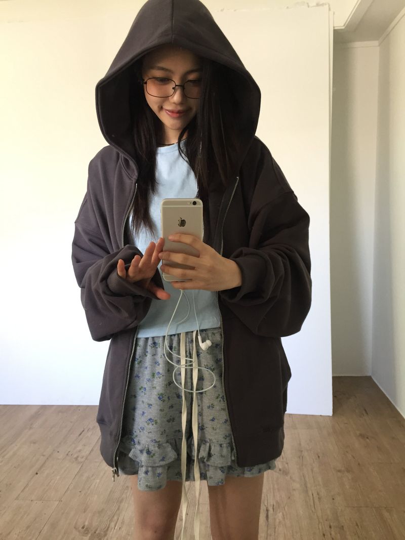 Weekly Essential Zip-Up Hoodie (5color)