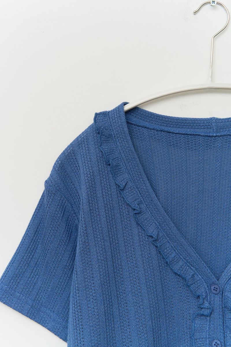 (W) Sua Ruffle Cardigan
