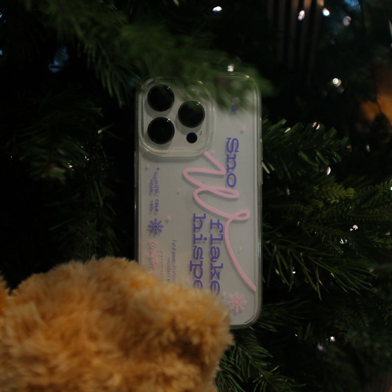 【MADE】(2type) Snow Pink Jelly hard Phone case
