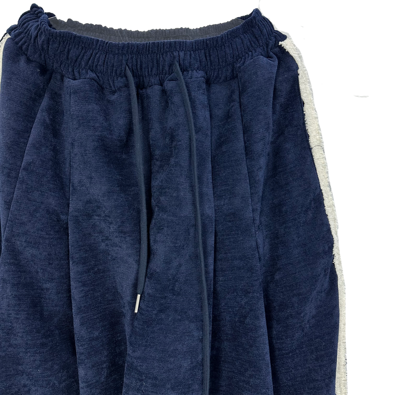 terry four pintuck pants