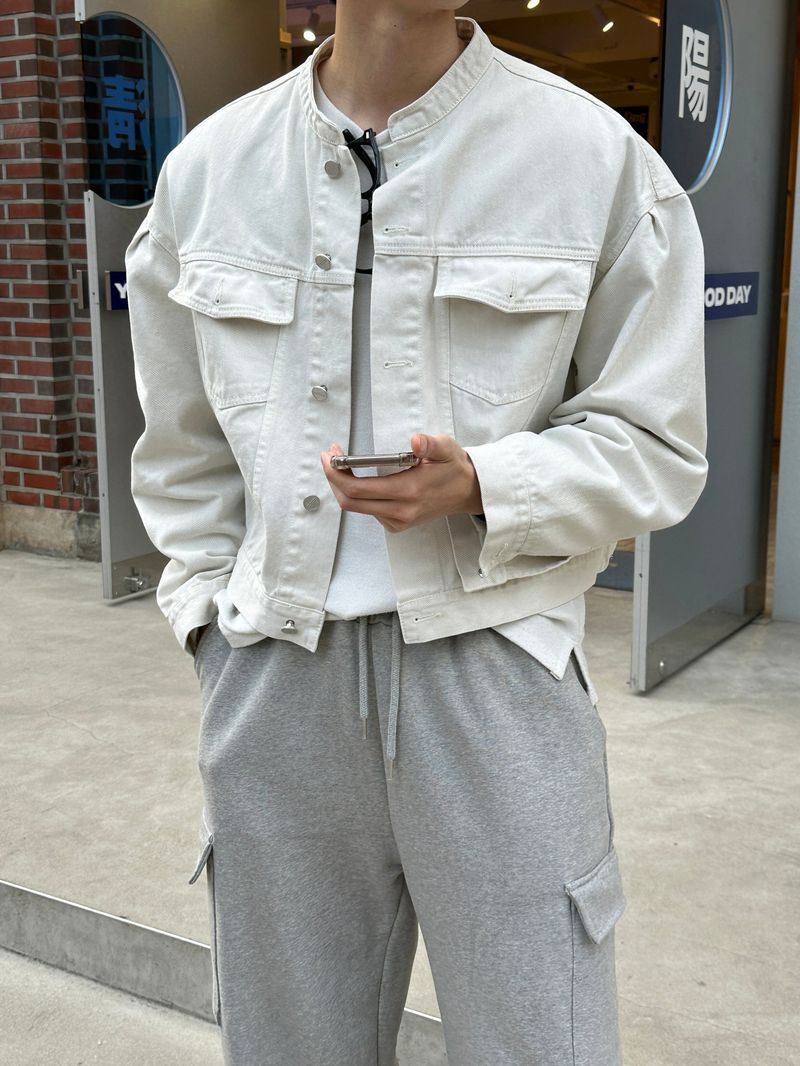 lemenne(ルメンヌ)の「Ave Pigment Over Denim Jacket (5 colors)(Jackets/Outerwear)」