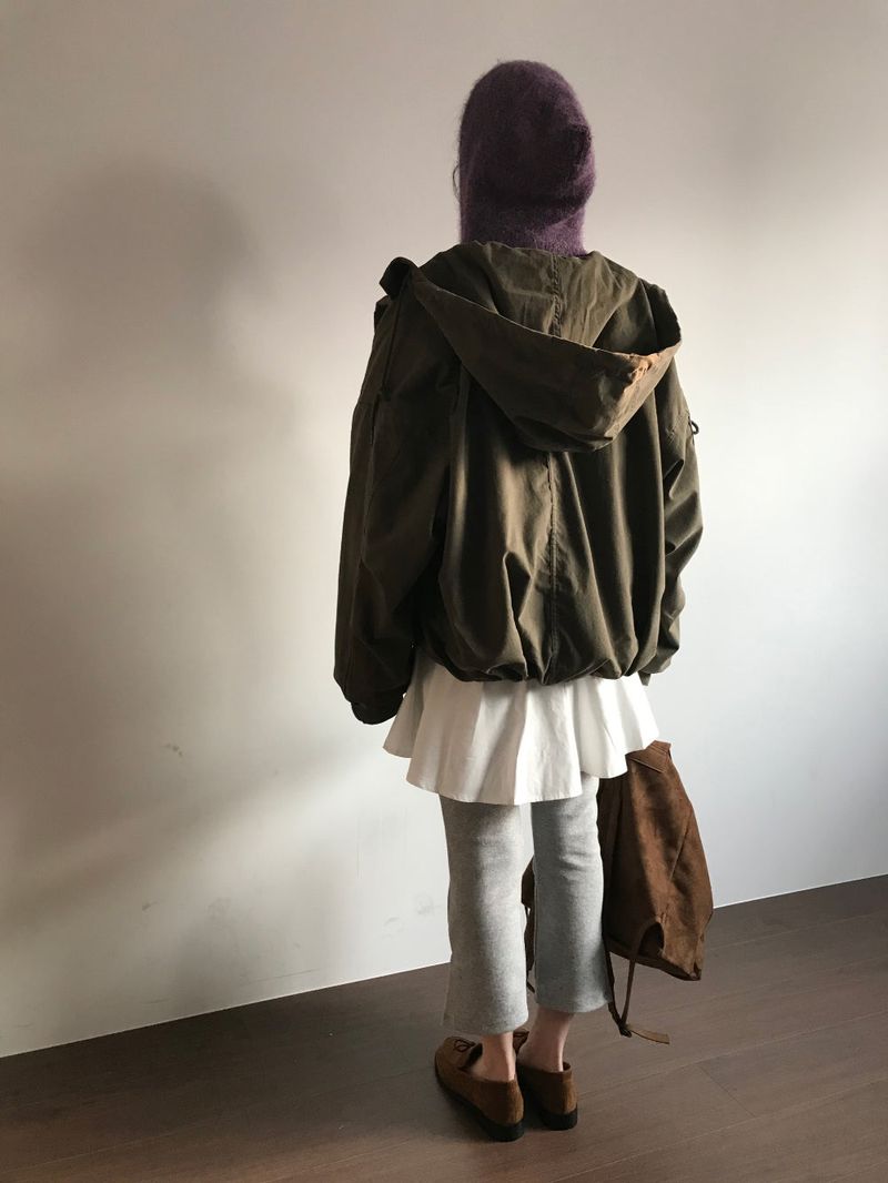 Flow String Short Military Jacket (4Colors)