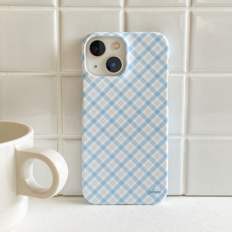 ofmoi（オブモイ）の「ソラ チェック グロッシー ハード フォン ケース（スマホグッズ/小物）」