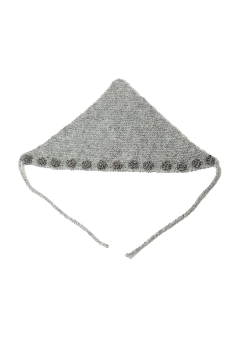 POPPALS（ポップパルズ）の「Boucle Flower Bonnet [Gray]（Hats）」