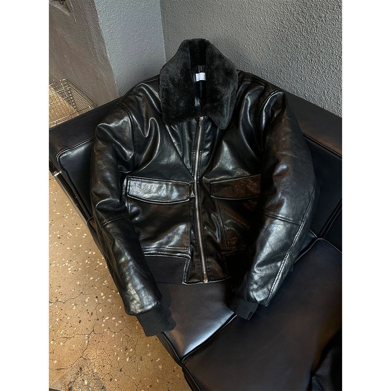  [F/W] Leather sheep mustang
