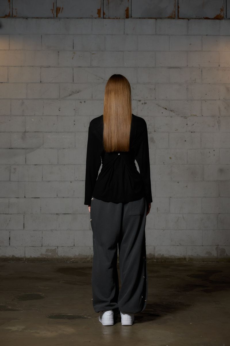 FAIRY WOOL LONG SLEEVE / BLACK