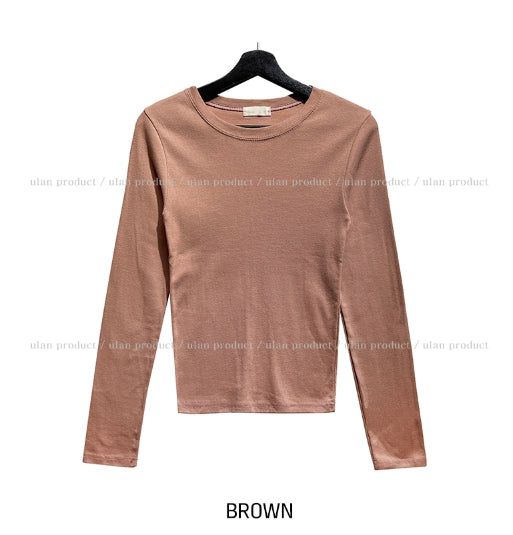 [U-BASIC] Etree Basic Round Long Sleeve