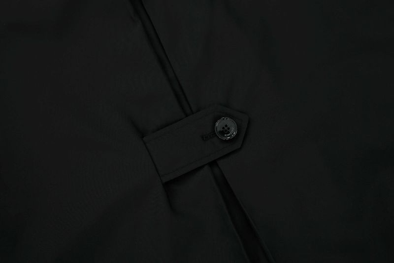 Throat Latch Trench Coat _ Black