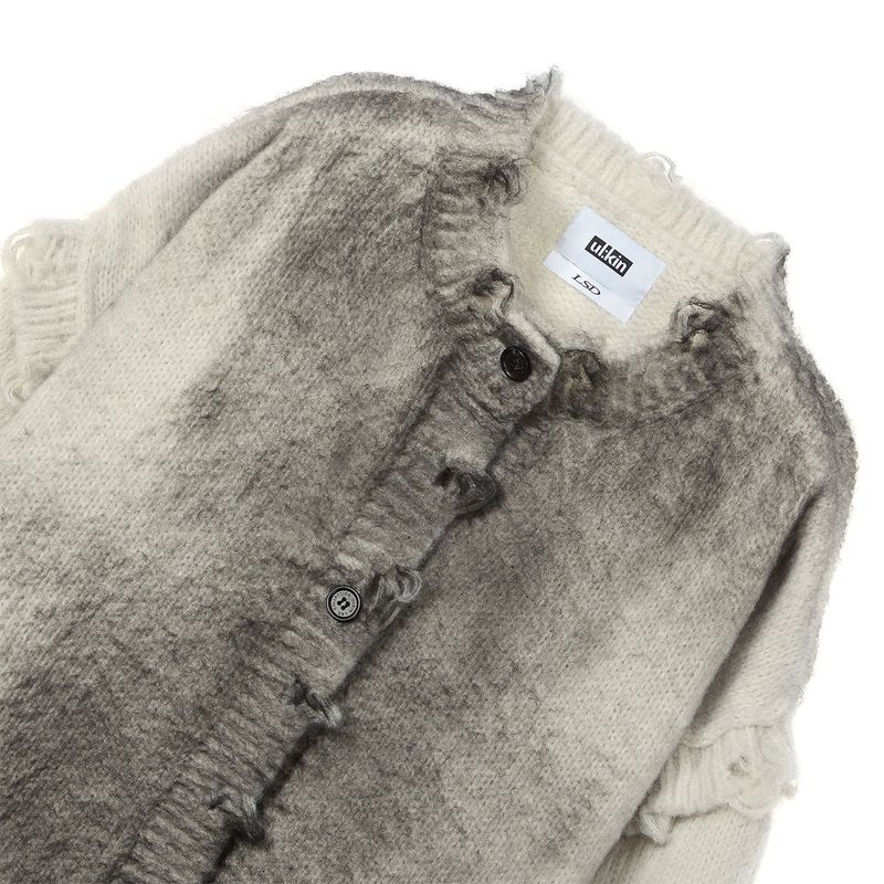[23FW LSD COLLECTION] Spray Oversized Cardigan_Grey [aespa winter pick]