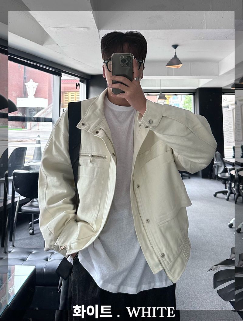 ninty percent two way zipper jacket