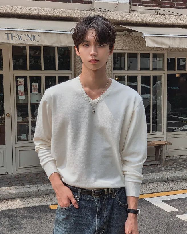 Lovent Basic V-neck Knit