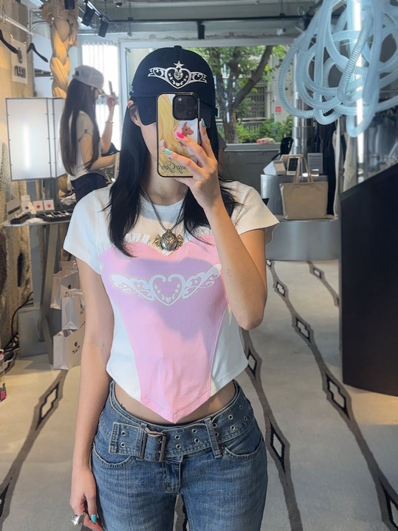 ジュエル ティアラ ボールキャップ (Navy)