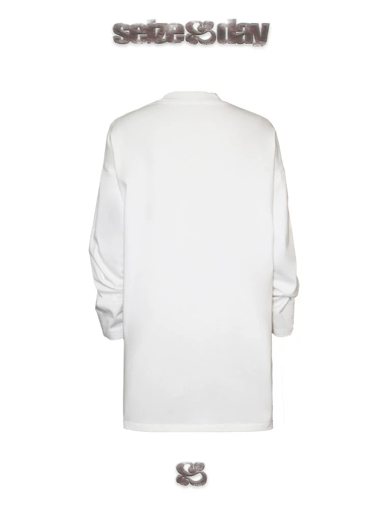  'love me love money' Loose and Versatile Mid - length T - shirt