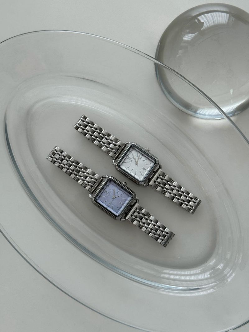 portraitseoul（ポートレイソウル）の「スクエアードメタルリストウォッチ2カラーズ（アクセサリー）」