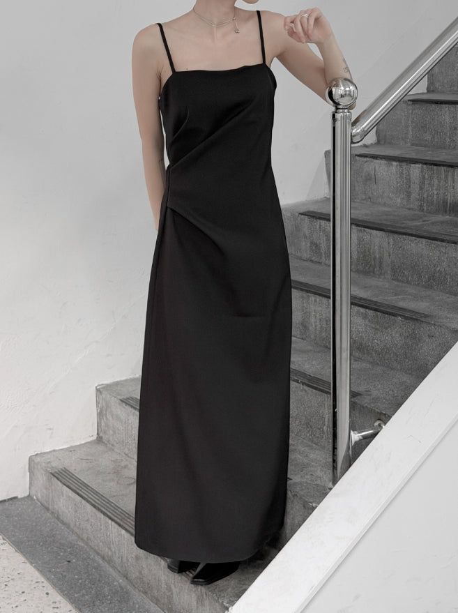Dupe Pintuck Drape One Piece