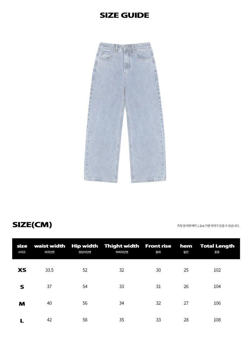 BTB : THE BEGINNING JEANS [BLUE CORE] [UNISEX]
