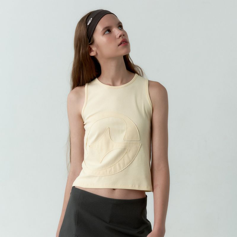 GIGAL GG SLEEVELESS TOP