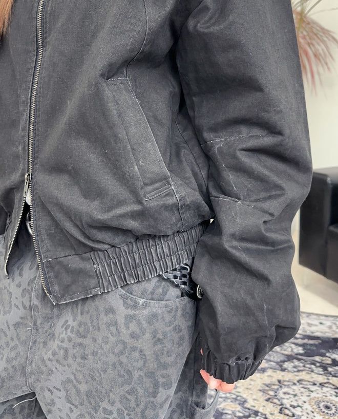 MAFF Washed Curve Blouson