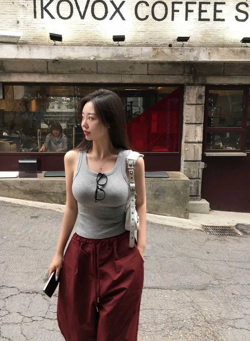 [MADE] Sand, Daily Rib Camisole