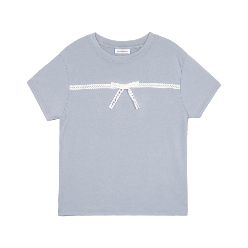 PETITE LACE HALF T-SHIRT