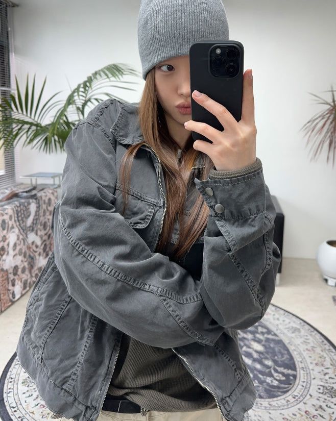 SATIIIZ(サティーズ)の「Tuen Pigment Washed Jacket(Jackets/Outerwear)」