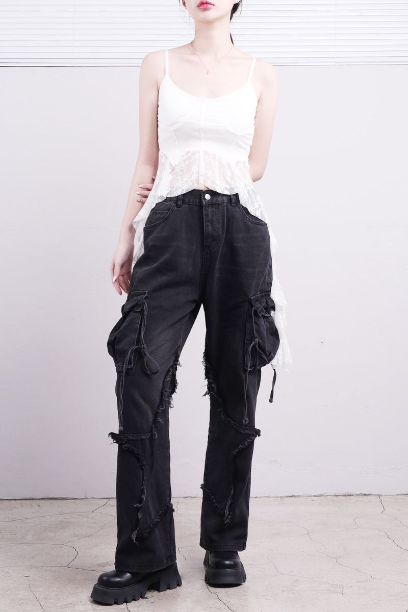 NONCODE（ノンコード）の「Bella Lace Uneven Sleeveless（Tops）」
