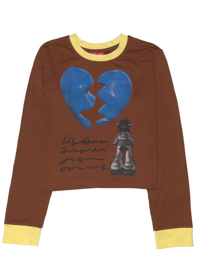 KATER（カーター）の「Letter From Aliene Long Sleeve BROWN（Tops）」