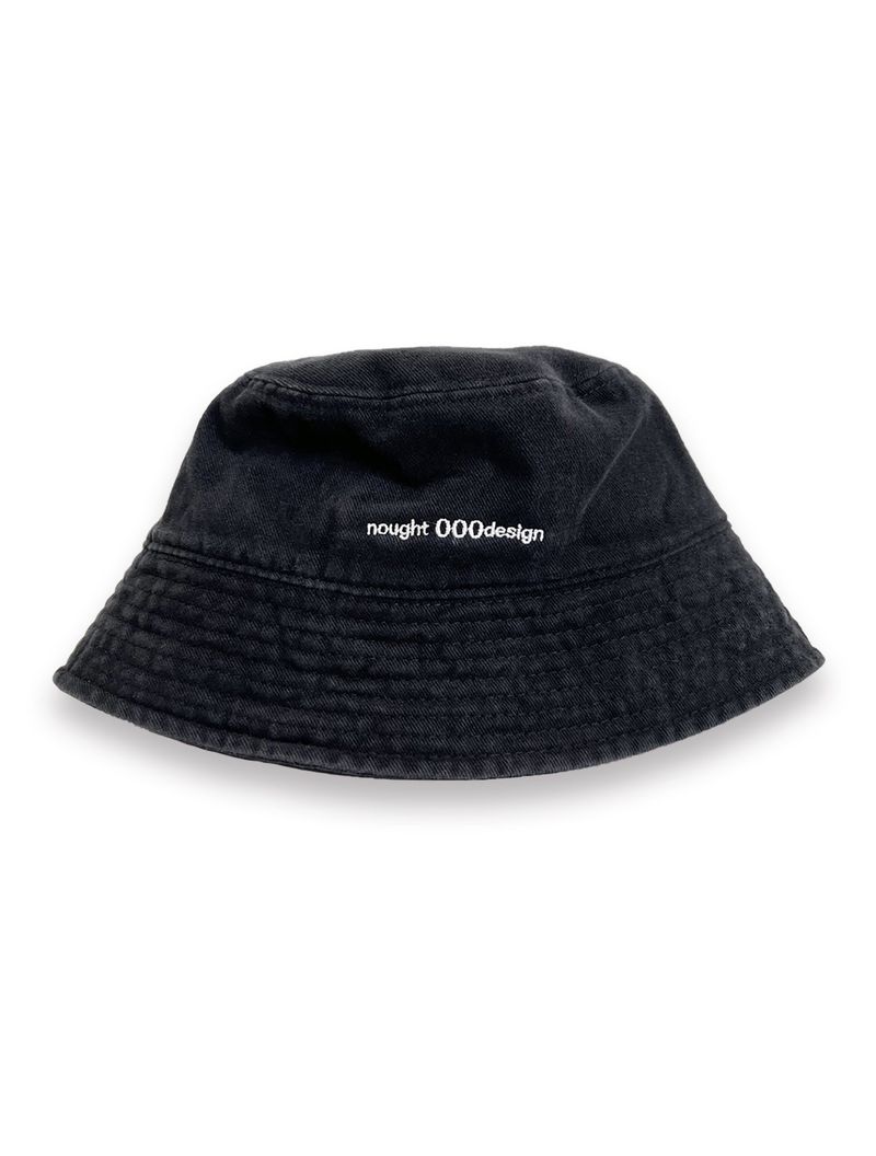 nought(ノウト)の「000design Logo Bucket Hat / Black(Hats)」