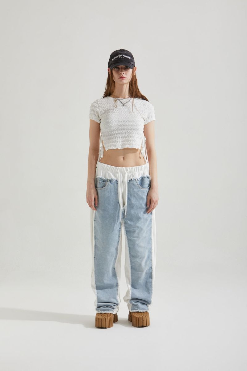 PATCH DENIM -WHITE