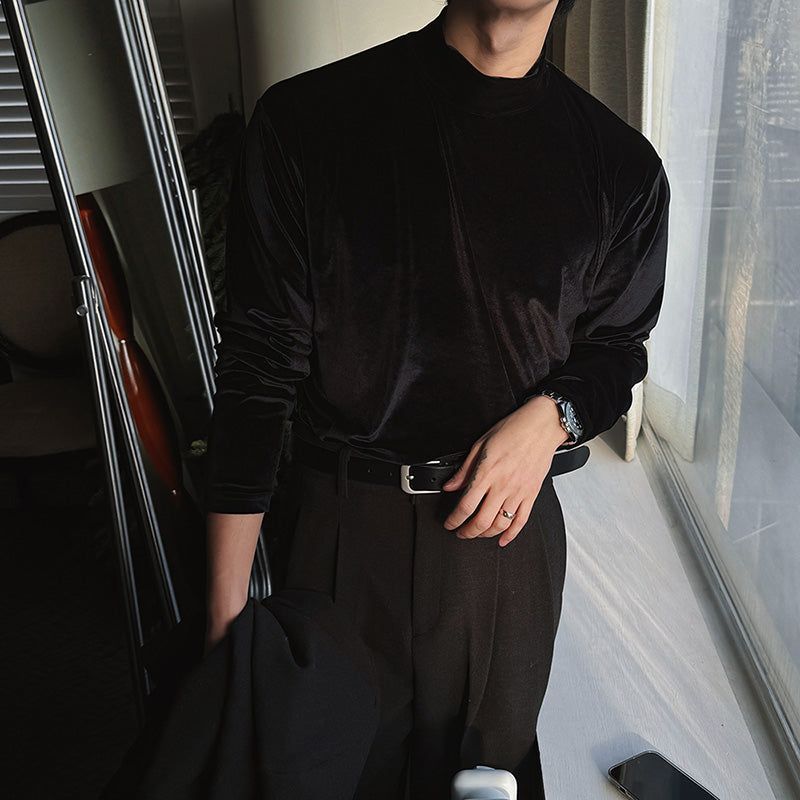 ASCLO(エジュクロ)の「ASCLO Deep Velvet High Neck T (3color)(Tops)」