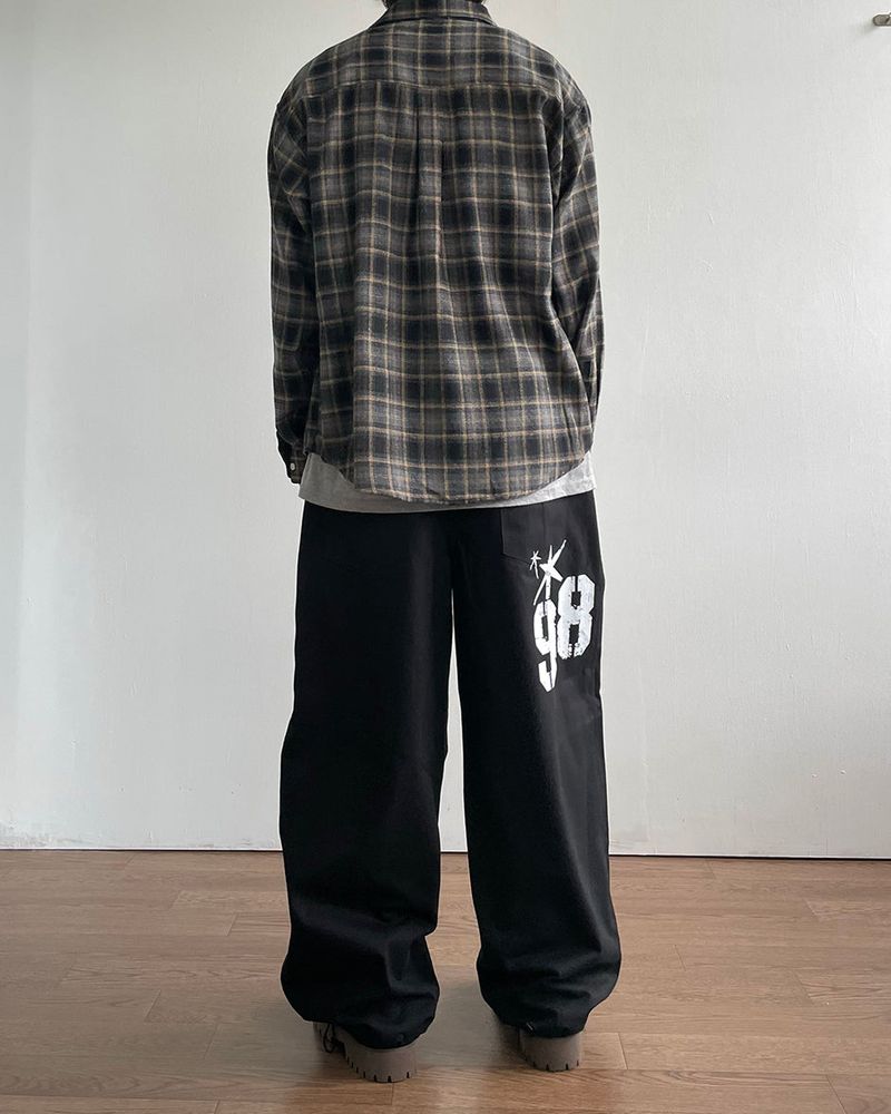 Tork Print Cotton Pants