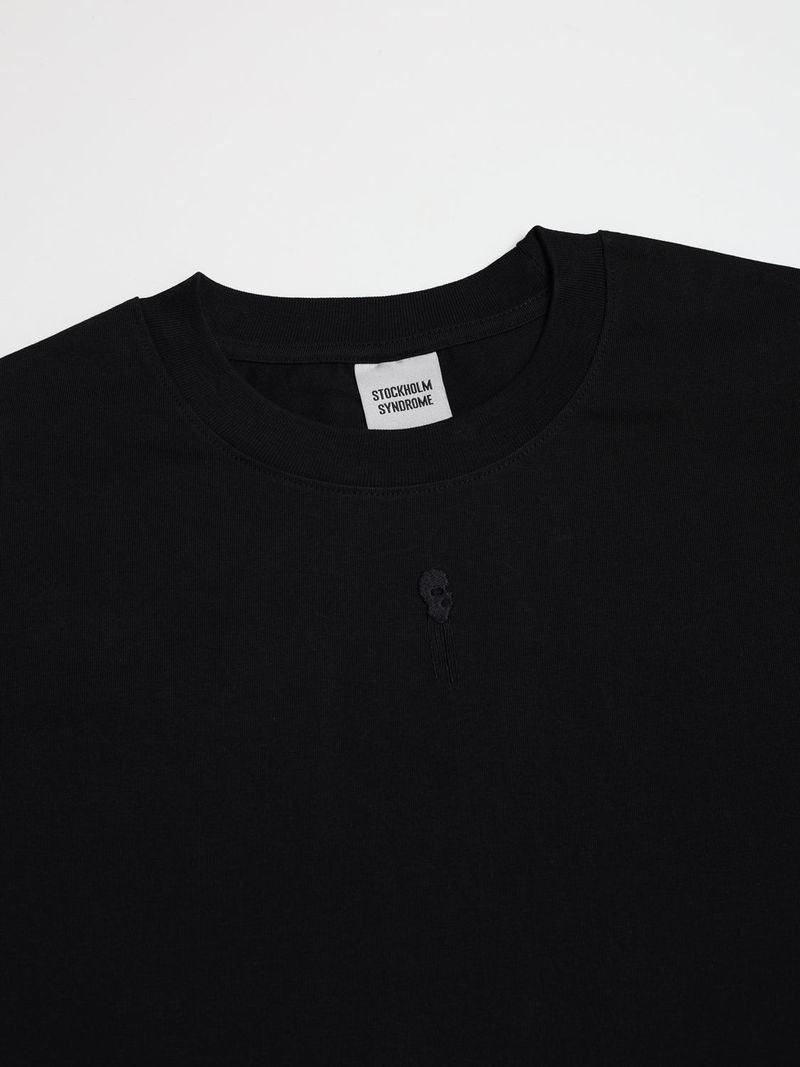 バラクラバロゴTシャツ - ブラック