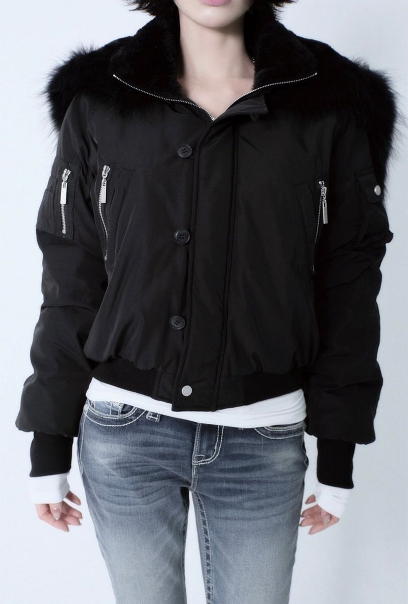 PALEJADE（ペールジェイド）の「American Vintage Fluffy Bomber Jumper（Jackets/Outerwear）」