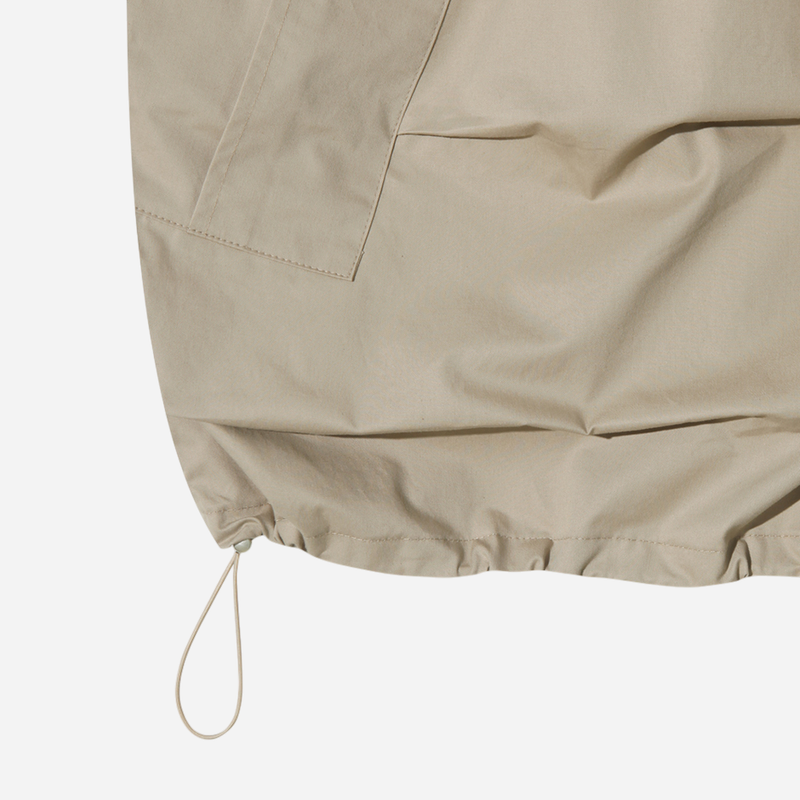 Solid Cargo Bermuda Pants