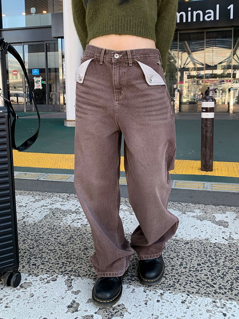 RETRO POCKET POINT JEANS (3C)