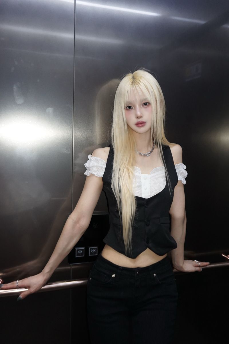 Cupid vest blouse