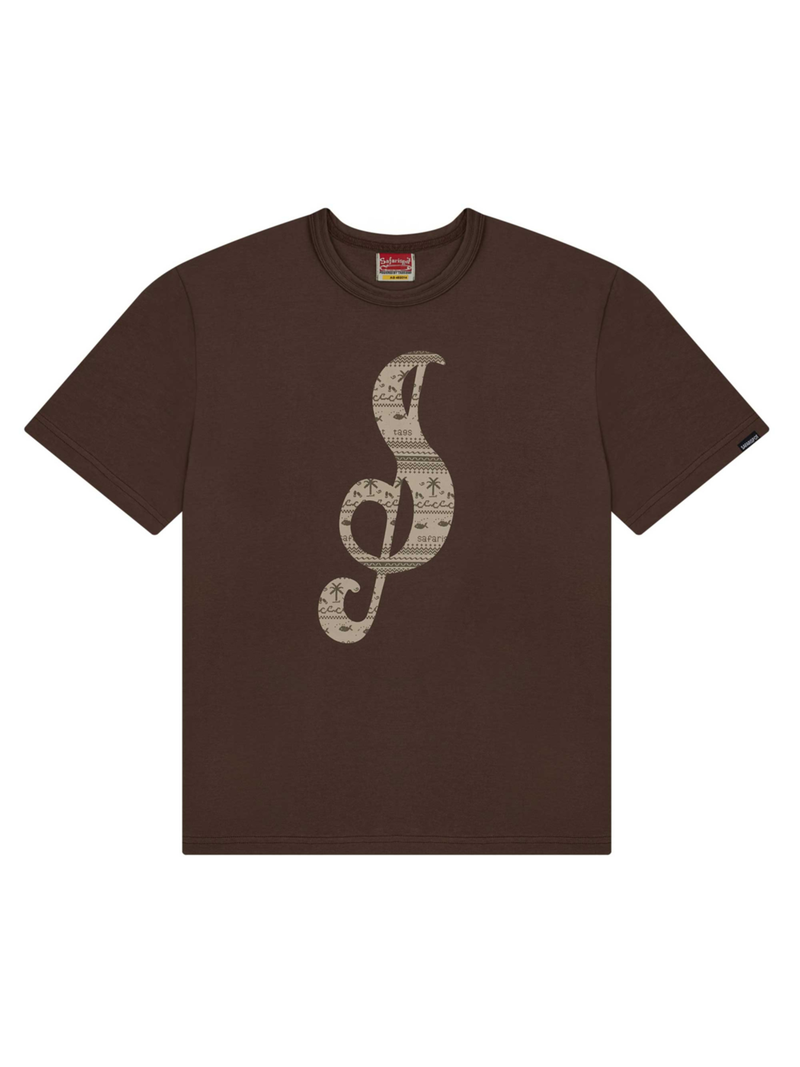 safarispot(サファリスポット)の「S CLEF BANDANA TEE (BROWN)(Tops)」