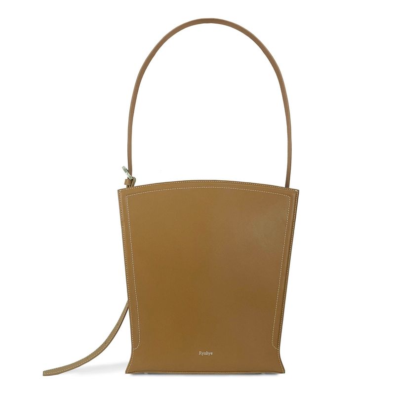 harp-half shoulder bag_camel