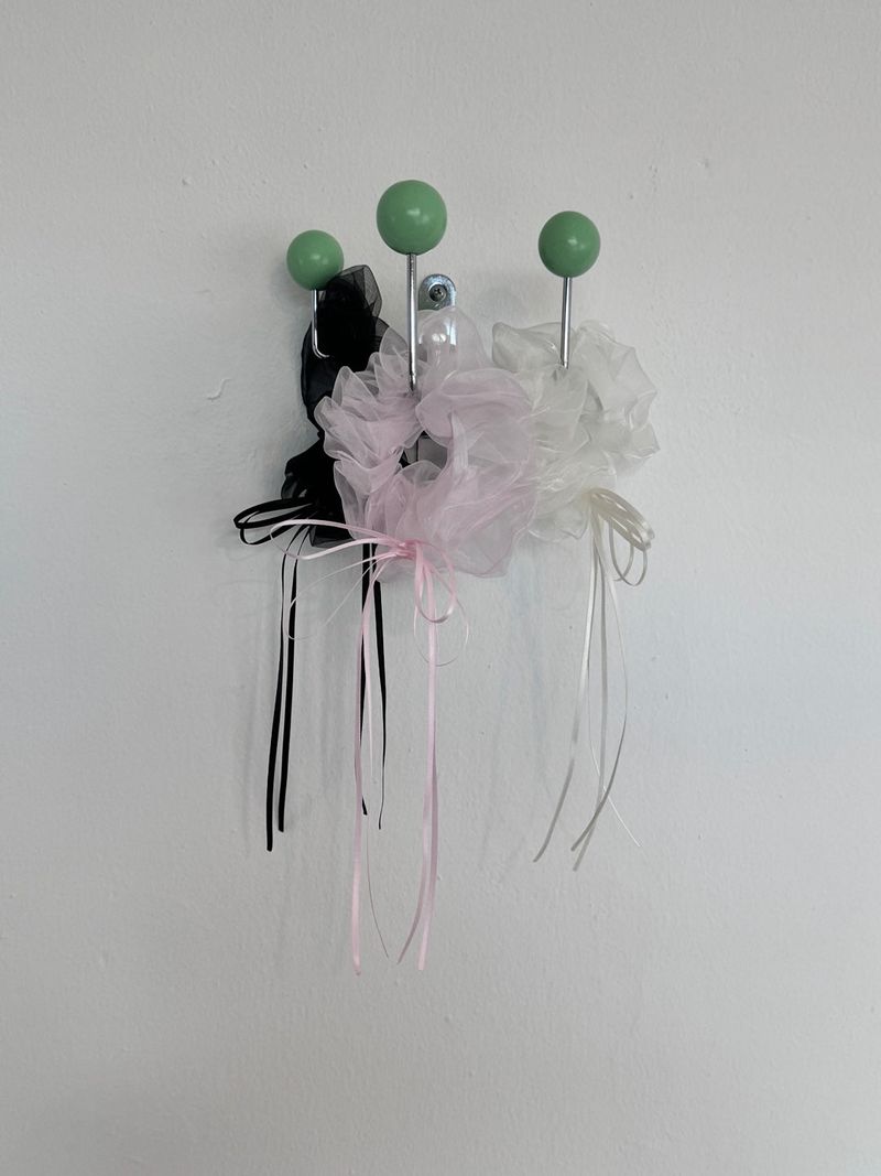 Chiffon Ribbon Scrunchies (3 Colors)