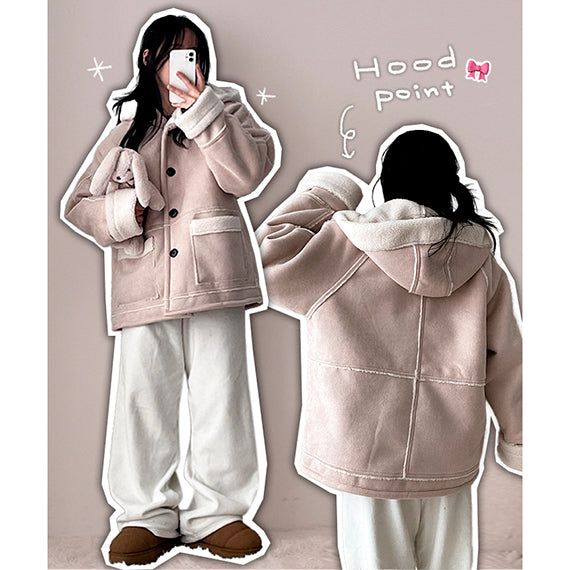 hijjoo（ハイチュー）の「Diane Lovely Wool Hooded Mustang Coat（Jackets/Outerwear）」