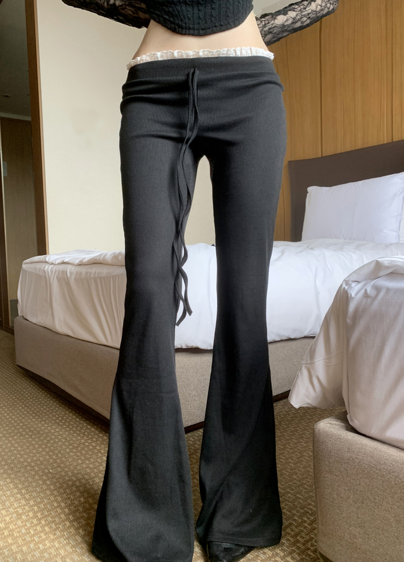 suzen（スゼン）の「Ririna Lace Span Bootcut Pants（Pants）」