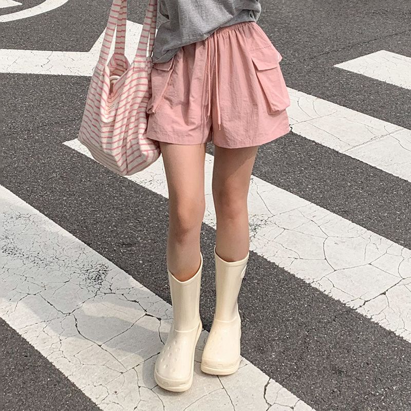 [BELLIDE MADE/2 size] biscuit cargo shorts