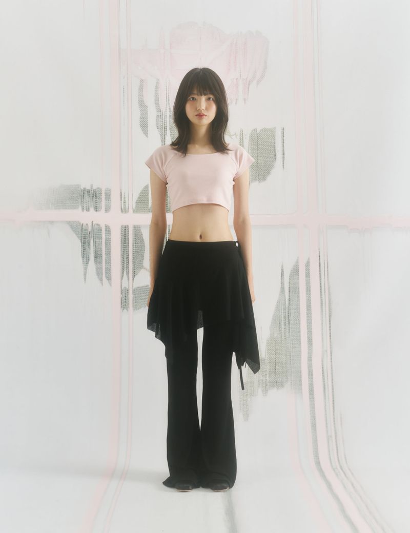 Raglan Crop Top (PINK)