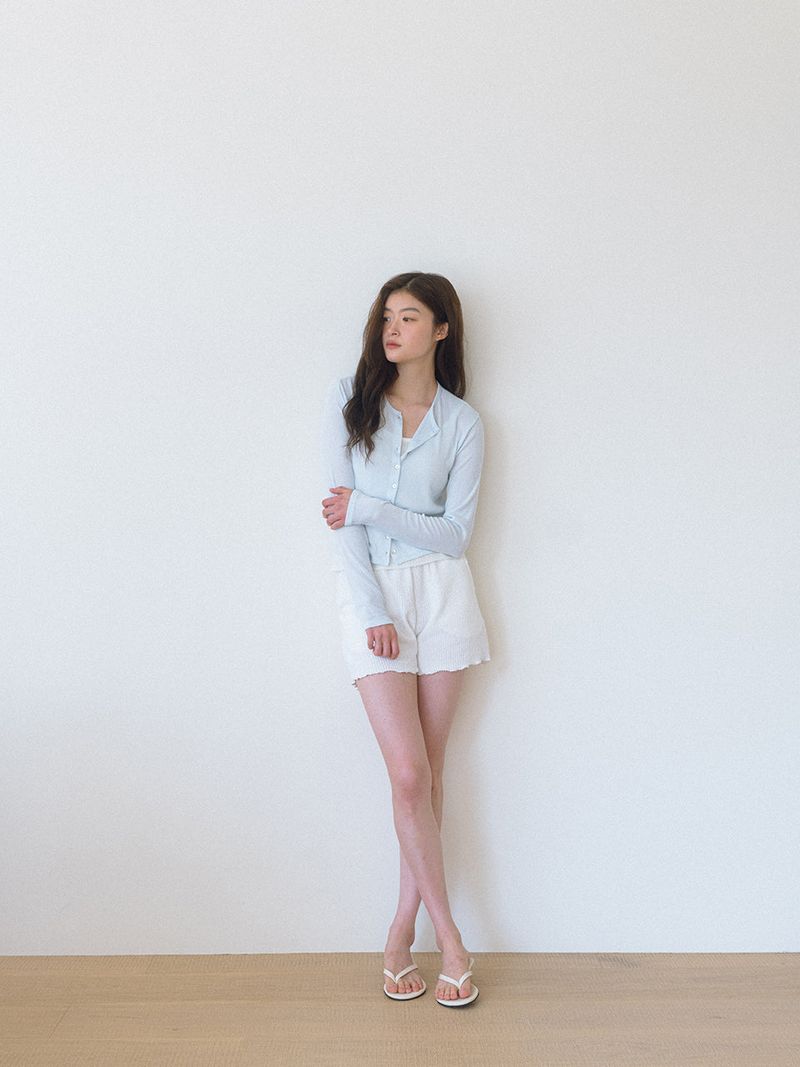 Summer Wave Shorts - Ivory