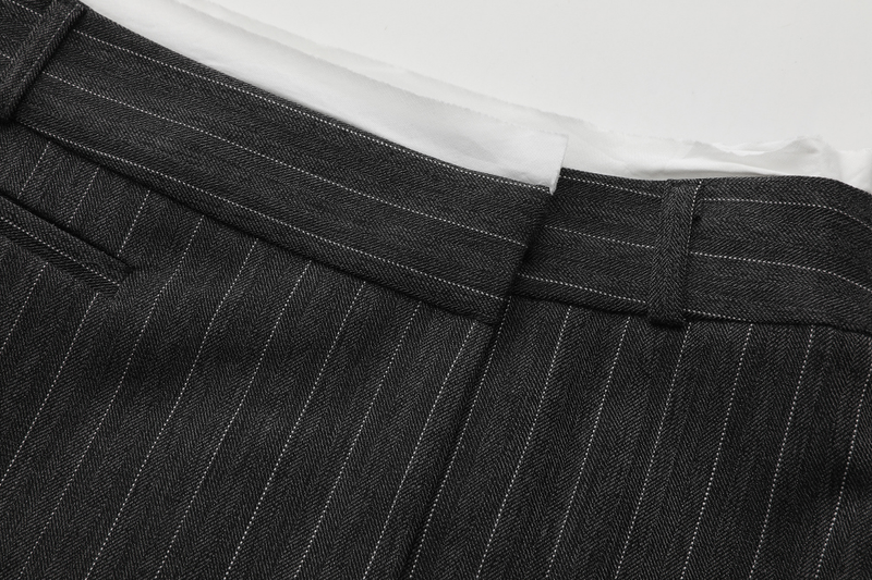 Modern Layered Stripe Skirt