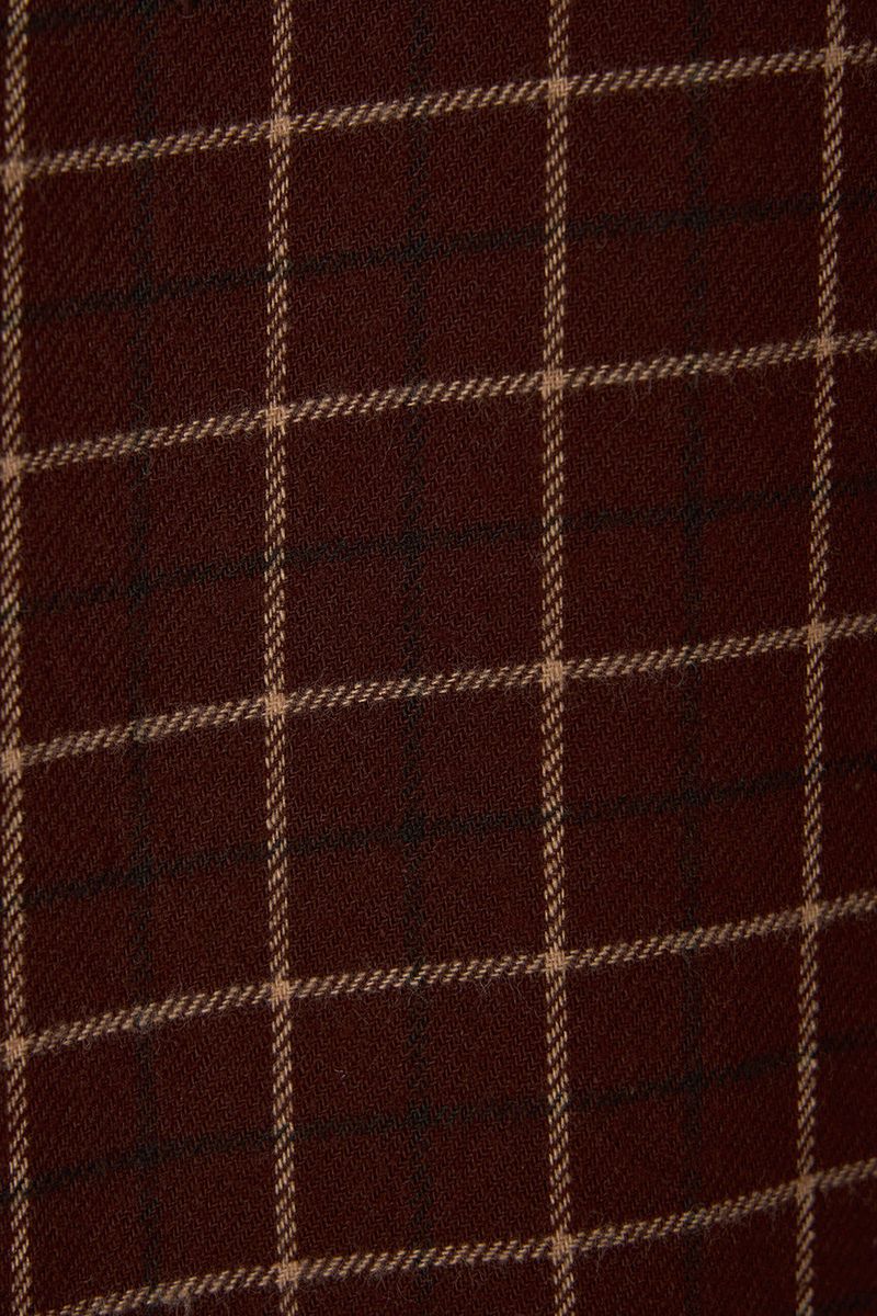 Bein check shirt_wine