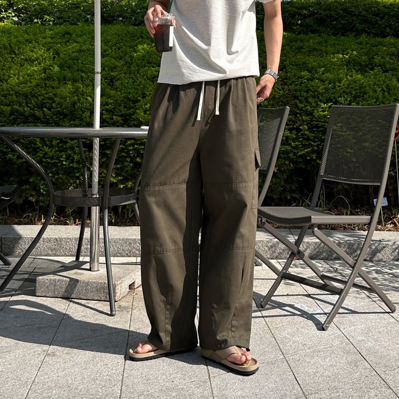 lemenne（ルメンヌ）の「LMN slit string cargo wide pants (3 colors)（Pants）」