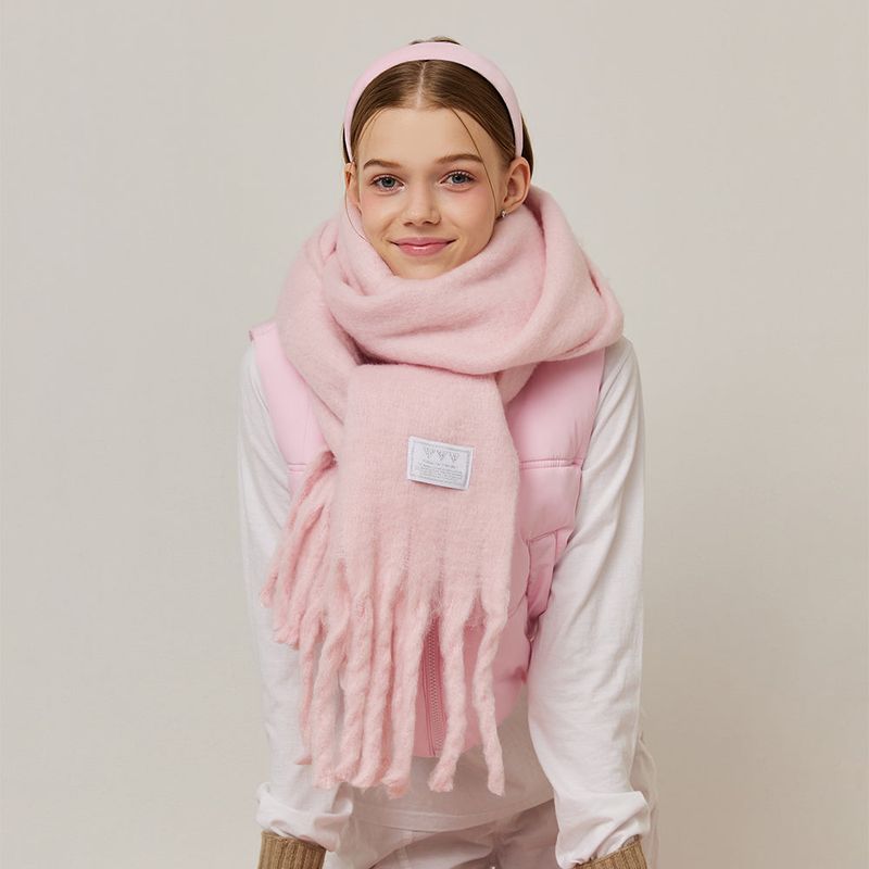 VVV（ブイブイブイ）の「Baisc Big Muffler _ Pink（Fashion Accessories）」