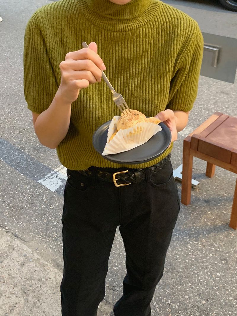 [YELLOMOI] Laurent half polar - knit